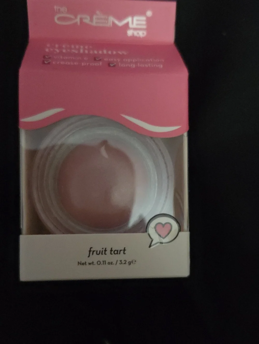 The Crème Shop Fruit Tart Cream Eyeshadow — Soft Pink NWOT